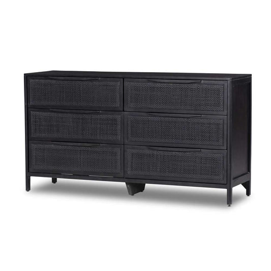 Four Hands - Sydney 6 Drawer Dresser - Black Cane - 224923-008 veiw 1