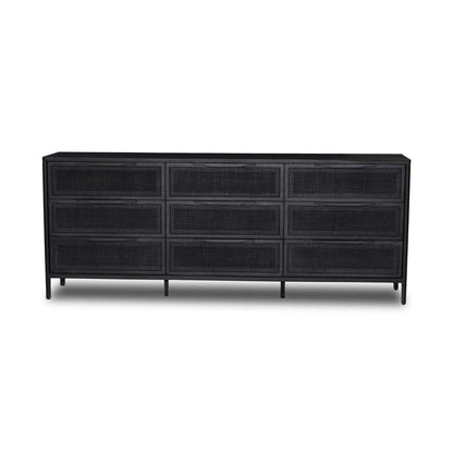 Four Hands - Sydney 9 Drawer Dresser - Black Cane - 238478-008 veiw 2