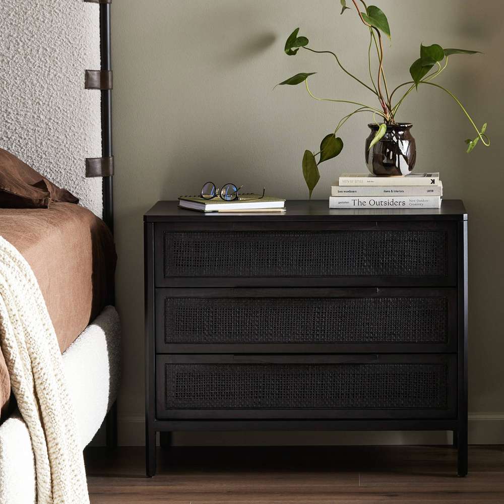 Four Hands - Sydney Large Nightstand - Black Wash - 234927-004 veiw 4