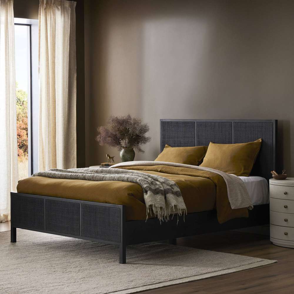 Four Hands - Sydney Queen Bed - Black Wash - 106686-015 veiw 13