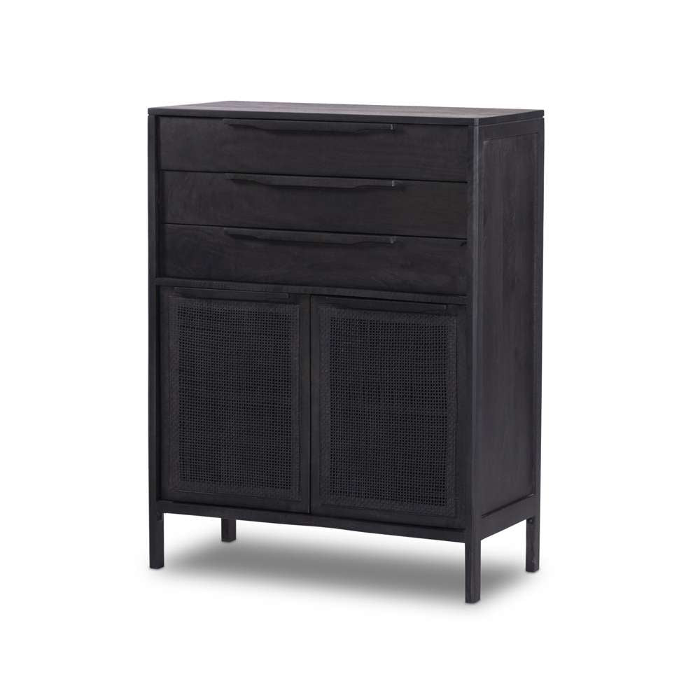 Four Hands - Sydney Tall Dresser - Black Wash - 106690-008 veiw 1