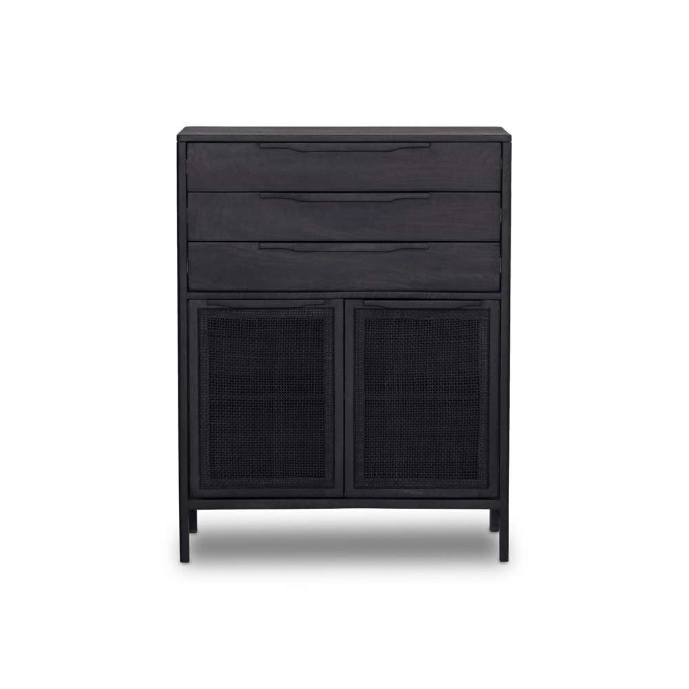 Four Hands - Sydney Tall Dresser - Black Wash - 106690-008 veiw 2