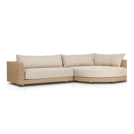 Four Hands - Sylvan Outdoor 2-Piece Sectional - Casa Cream - 242080-001 veiw 1