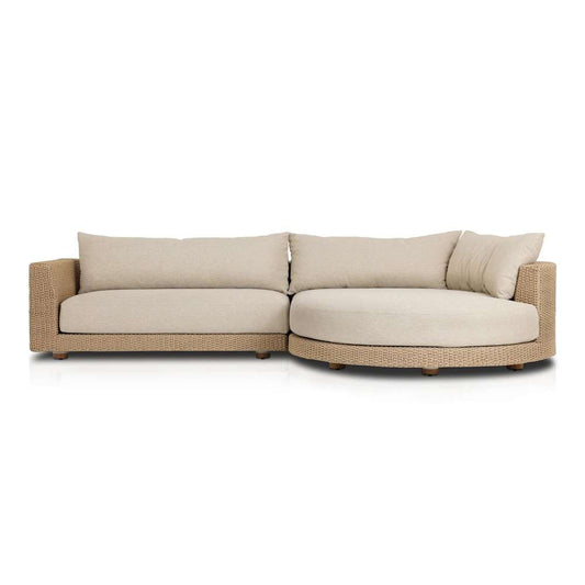 Four Hands - Sylvan Outdoor 2-Piece Sectional - Casa Cream - 242080-001 veiw 2