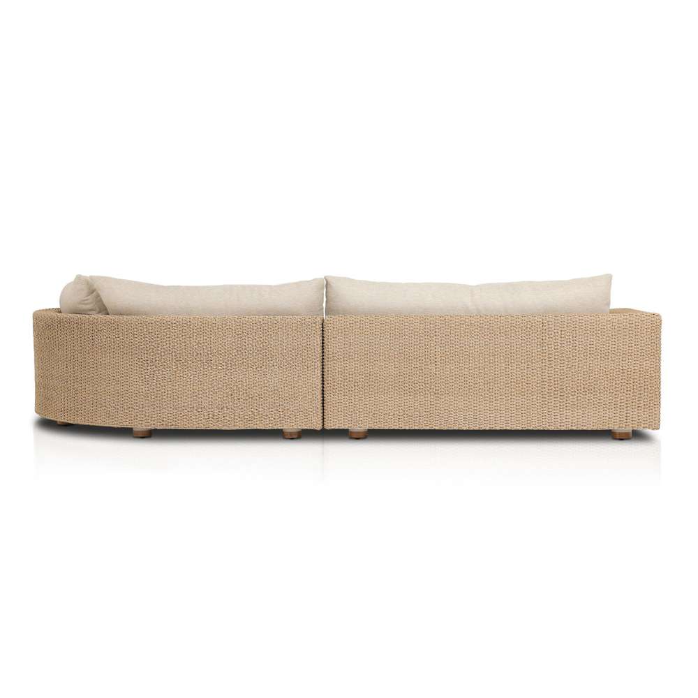 Four Hands - Sylvan Outdoor 2-Piece Sectional - Casa Cream - 242080-001 veiw 3