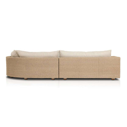 Four Hands - Sylvan Outdoor 2-Piece Sectional - Casa Cream - 242080-001 veiw 3