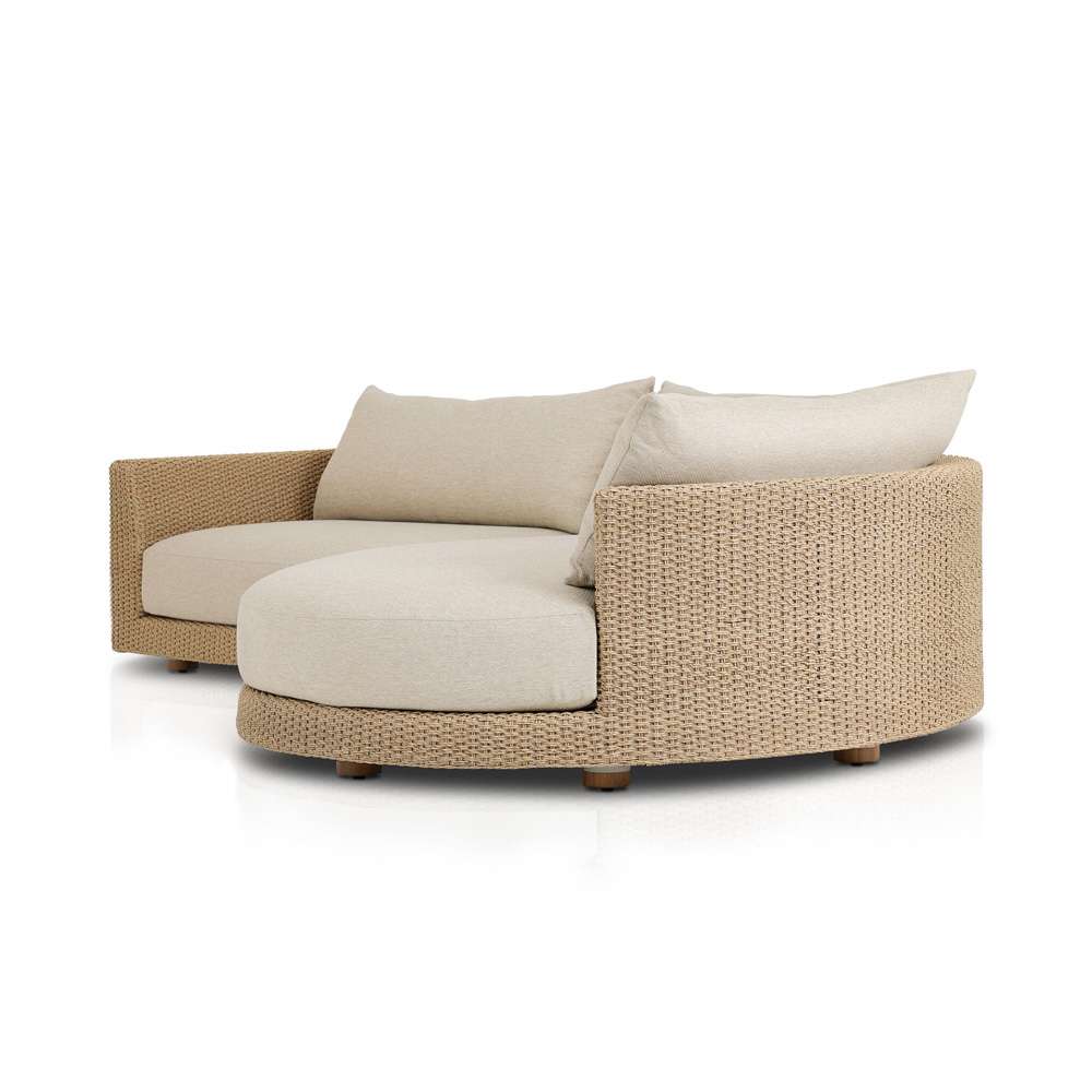 Four Hands - Sylvan Outdoor 2-Piece Sectional - Casa Cream - 242080-001 veiw 8