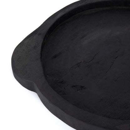 Four Hands - Tadeo Round Tray - Carbonized Black - 223765-002 veiw 5