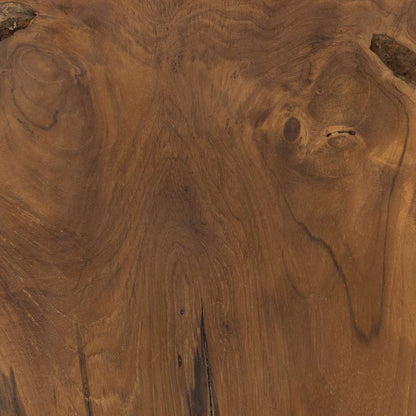 Four Hands - Teak Square Stool - Teak Root - 227026-003 view 4