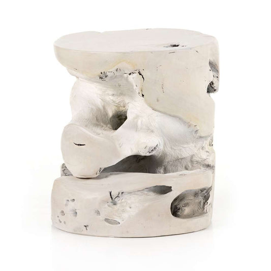 Four Hands - Teak Stool - Ivory Teak - 102364-002 veiw 1