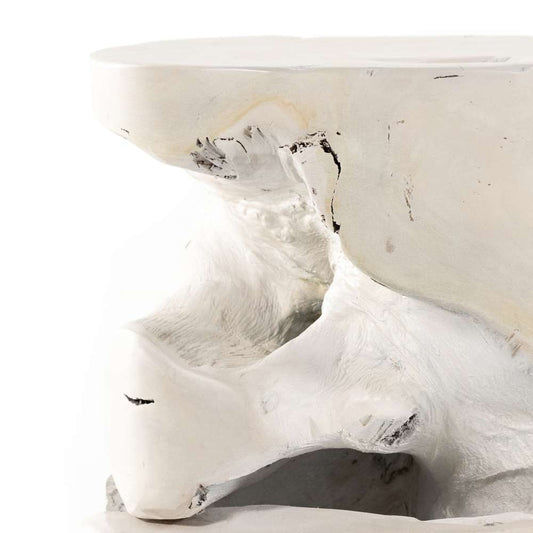 Four Hands - Teak Stool - Ivory Teak - 102364-002 veiw 2