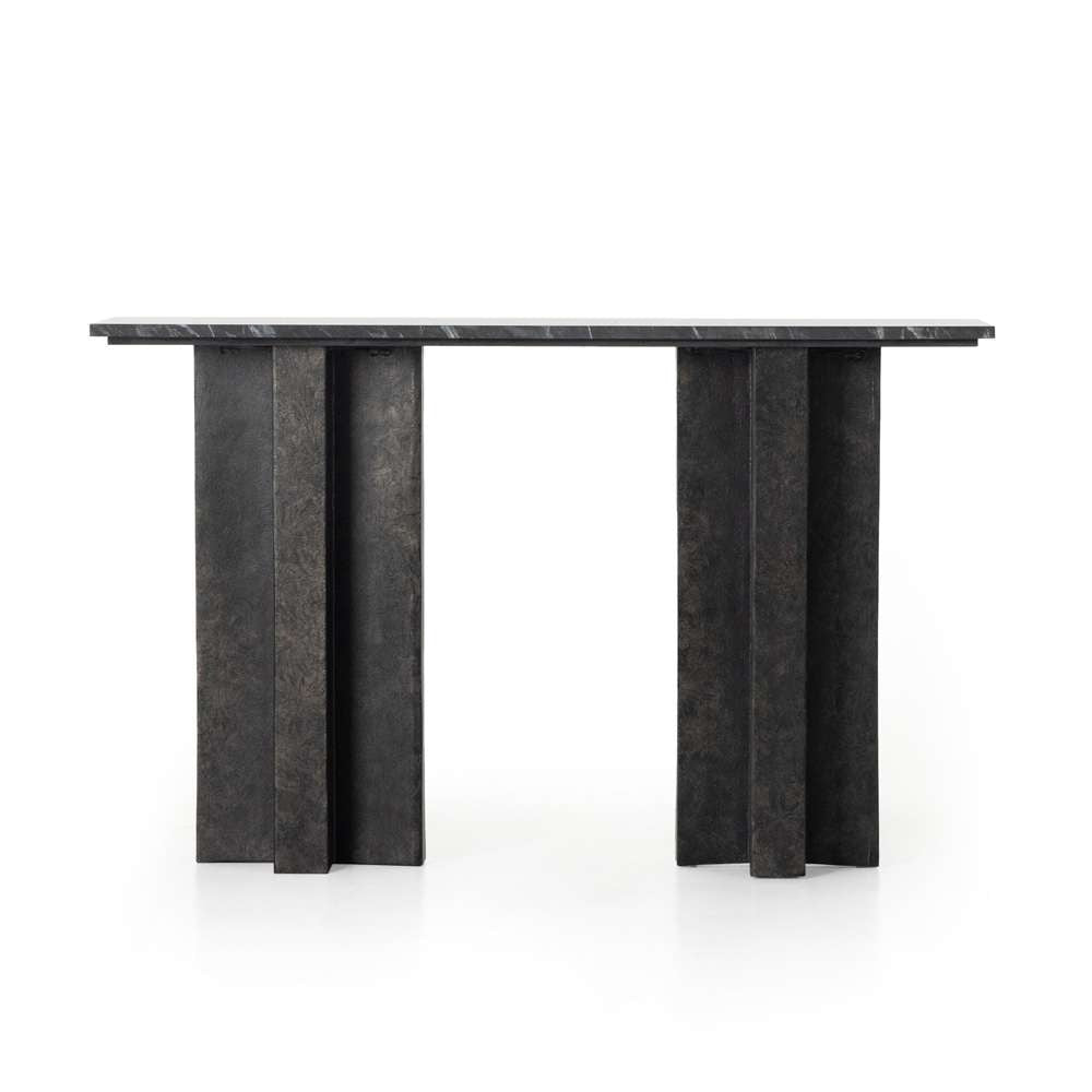 Four Hands - Terrell Console Table - Black Marble - 226799-002 veiw 2