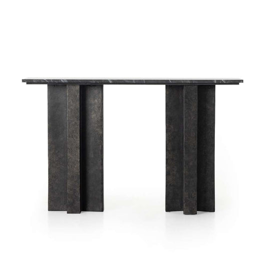 Four Hands - Terrell Console Table - Black Marble - 226799-002 veiw 2