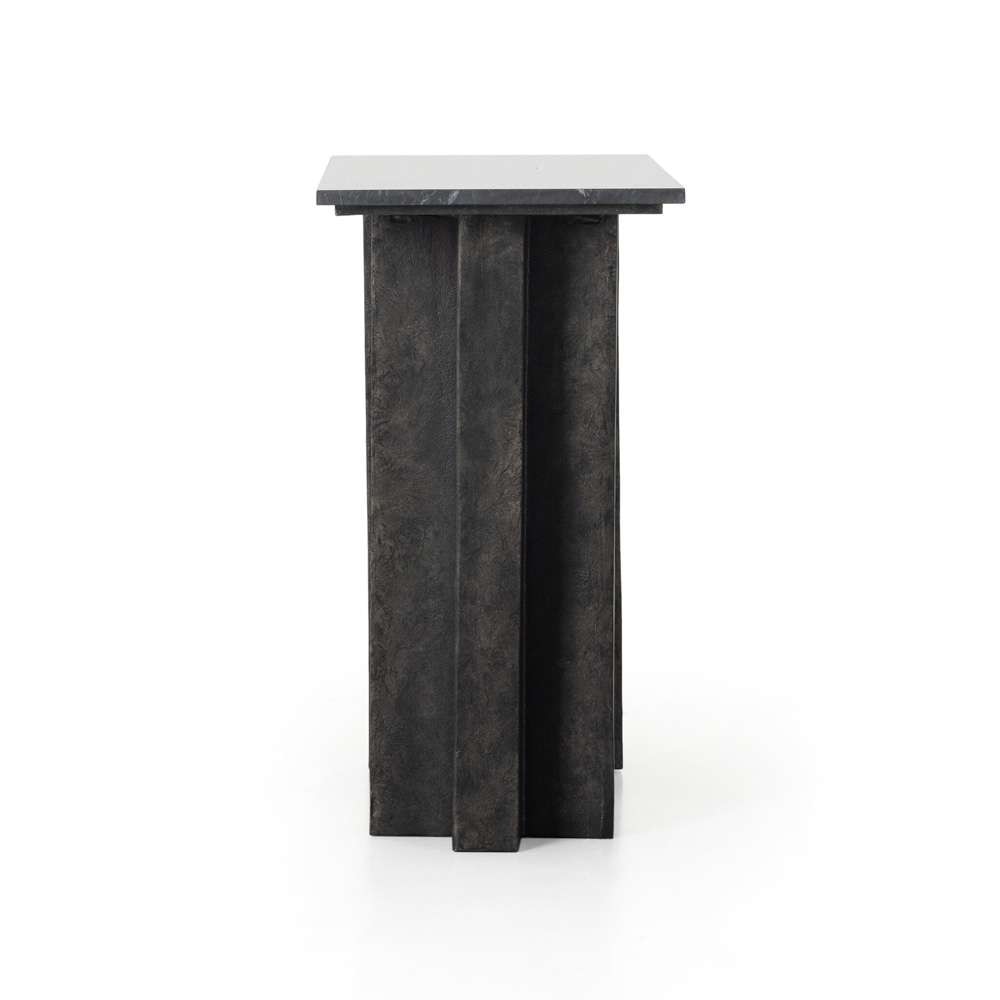 Four Hands - Terrell Console Table - Black Marble - 226799-002 veiw 5