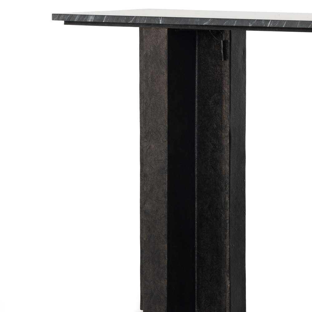 Four Hands - Terrell Console Table - Black Marble - 226799-002 veiw 9