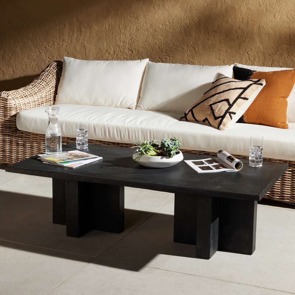 Four Hands - Terrell Outdoor Coffee Table - Aged Grey - 234216-001 veiw 4