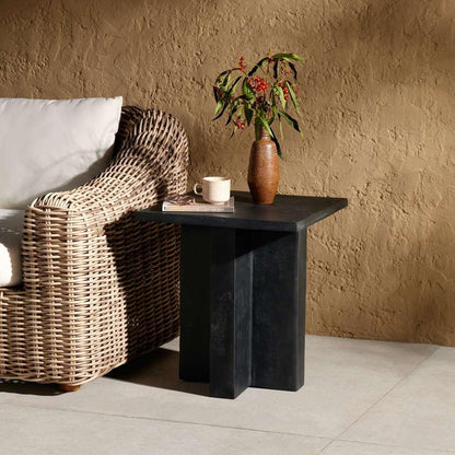 Four Hands - Terrell Outdoor End Table - Aged Grey - 234524-001 veiw 4