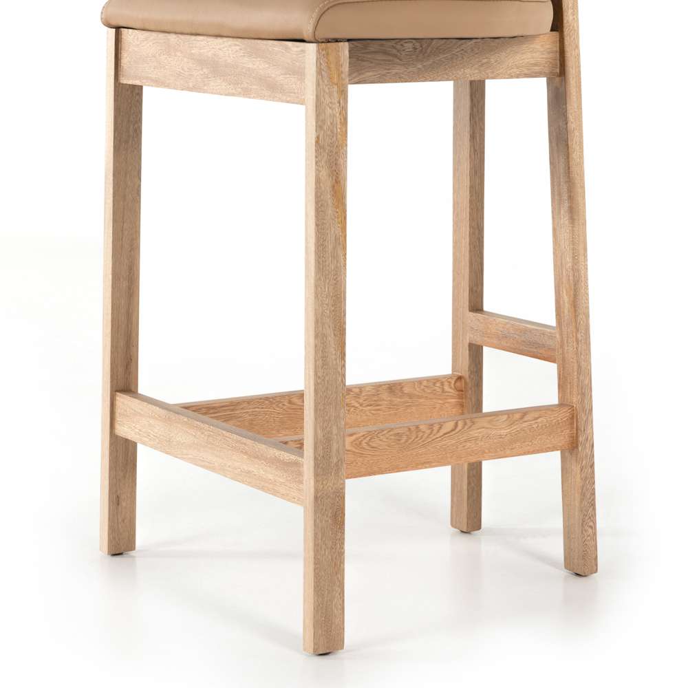 Four Hands - Tex Stool - Natural Rosa Morada - Counter - 225104-001 veiw 3