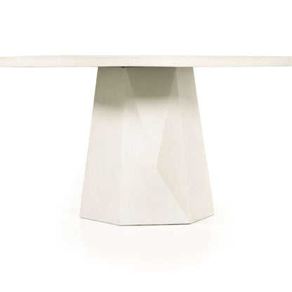 Four Hands - Thayer Bowman Outdoor Dining Table-60-White -105446-006 veiw 3