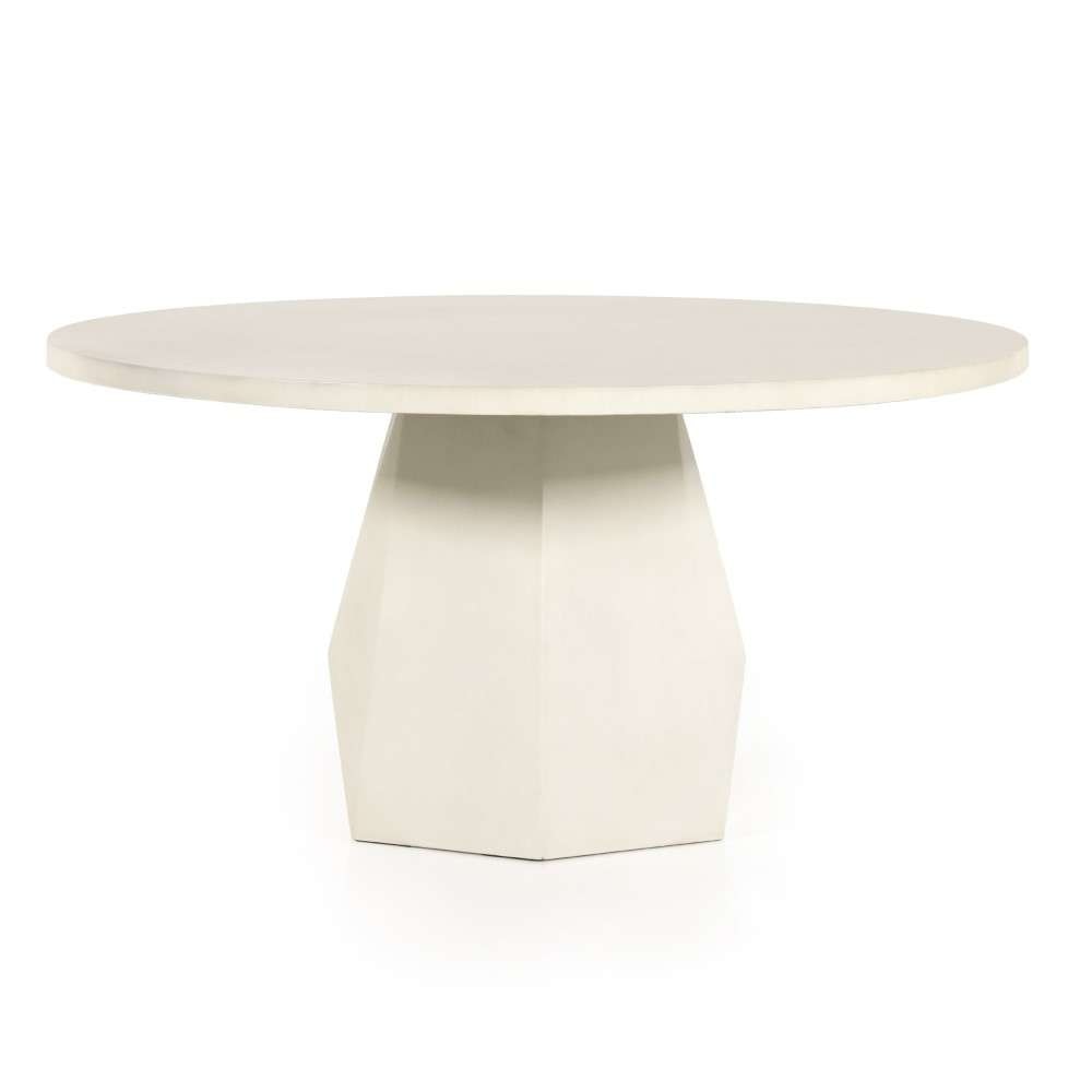 Four Hands - Thayer Bowman Outdoor Dining Table-60-White -105446-006 veiw 4