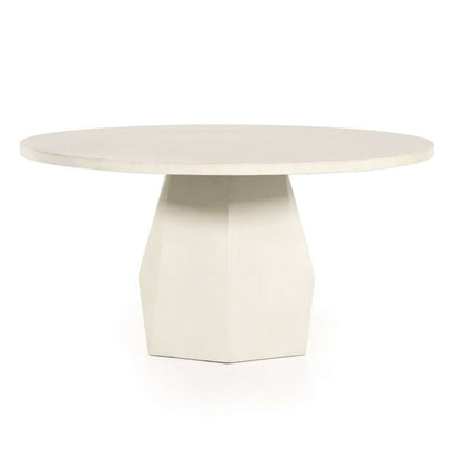 Four Hands - Thayer Bowman Outdoor Dining Table-60-White -105446-006 veiw 4