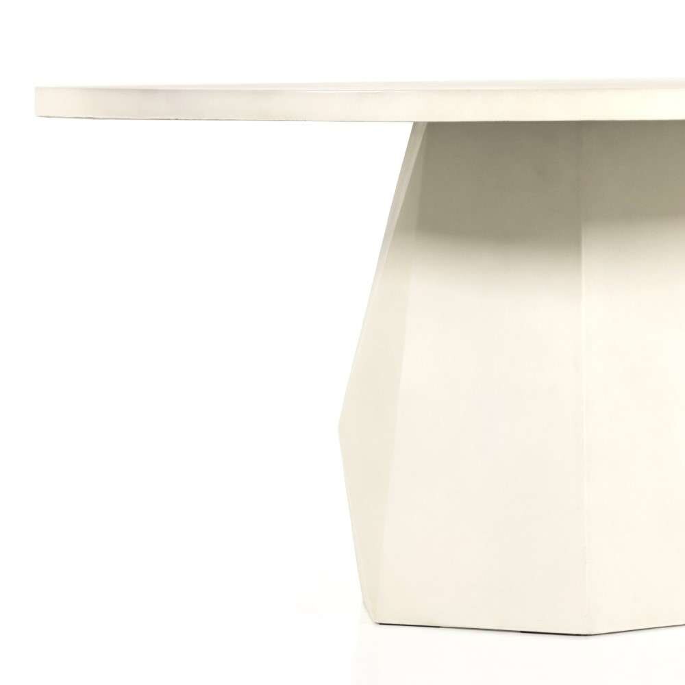 Four Hands - Thayer Bowman Outdoor Dining Table-60-White -105446-006 veiw 10