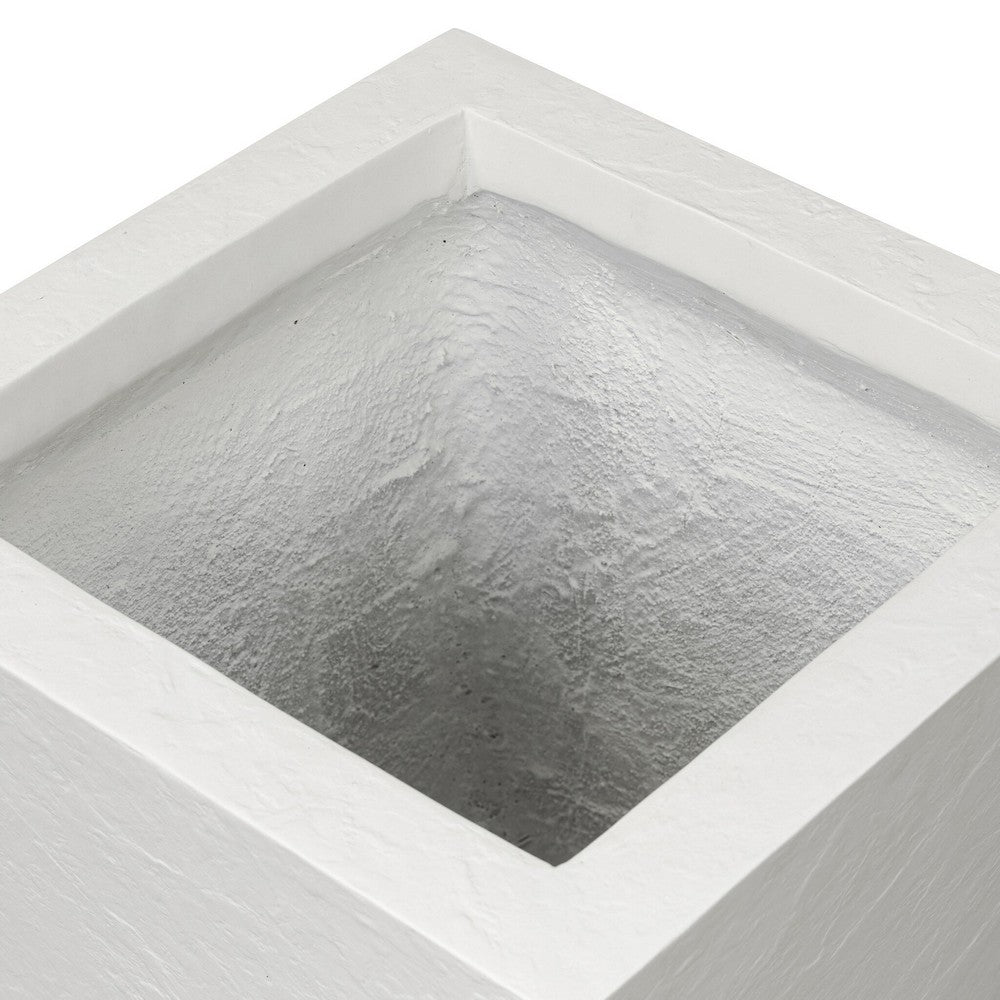 Four Hands - Thayer - Koto Planter - Textured White Concrete - 240489-002_CLOSEOUT view 4