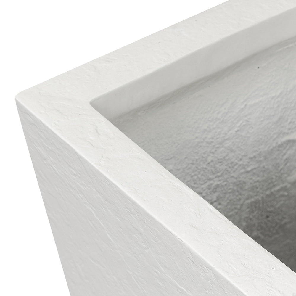 Four Hands - Thayer - Koto Planter - Textured White Concrete - 240489-002_CLOSEOUT view 5
