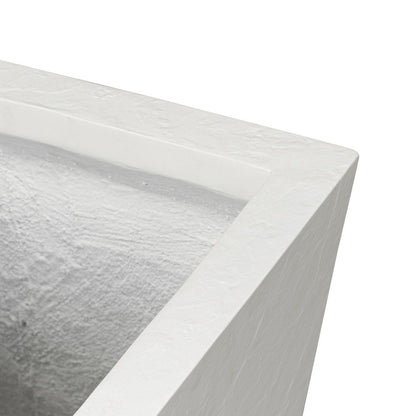 Four Hands - Thayer - Koto Planter - Textured White Concrete - 240489-002_CLOSEOUT view 6