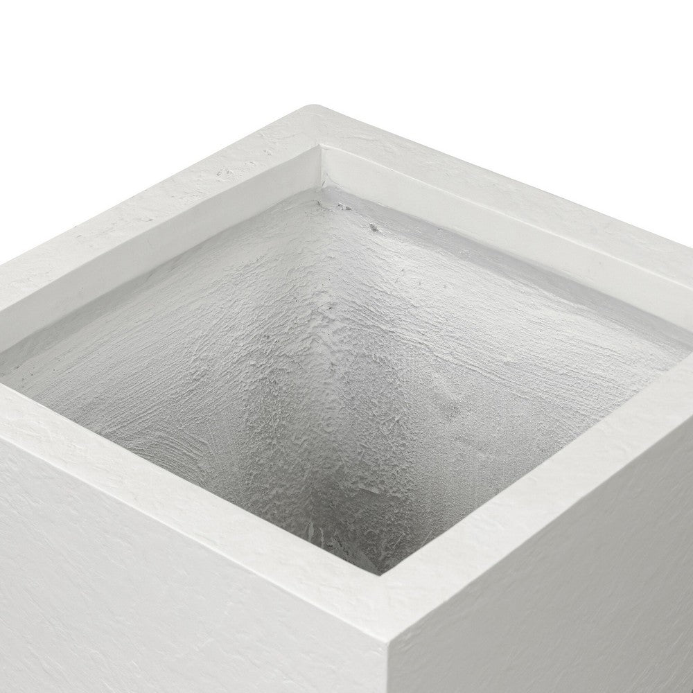 Four Hands - Thayer - Koto Planter - Textured White Concrete - 240491-002_CLOSEOUT view 4