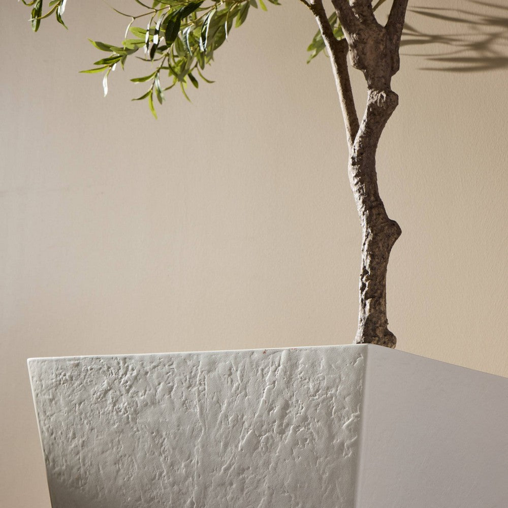 Four Hands - Thayer - Koto Planter - Textured White Concrete - 240491-002_CLOSEOUT view 10