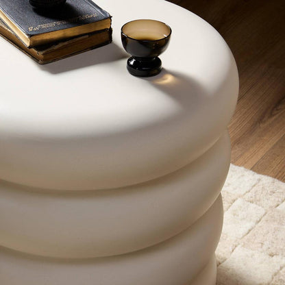 Four Hands - Thayer - West End Table-Ivory Clay - 226644-001 veiw 5