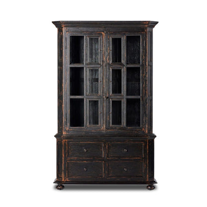 Four Hands - The "You Will Need A Lot Of Hinges" Cabinet - Distressed Burnt Black - 238292-001 view 1