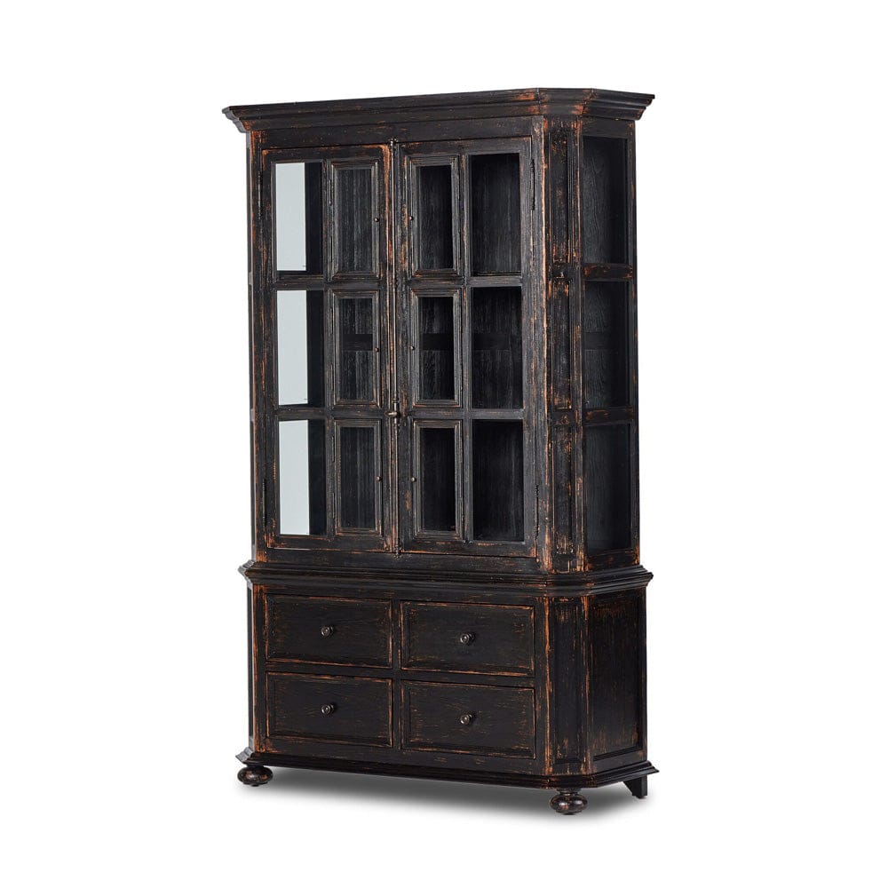 Four Hands - The "You Will Need A Lot Of Hinges" Cabinet - Distressed Burnt Black - 238292-001 view 2