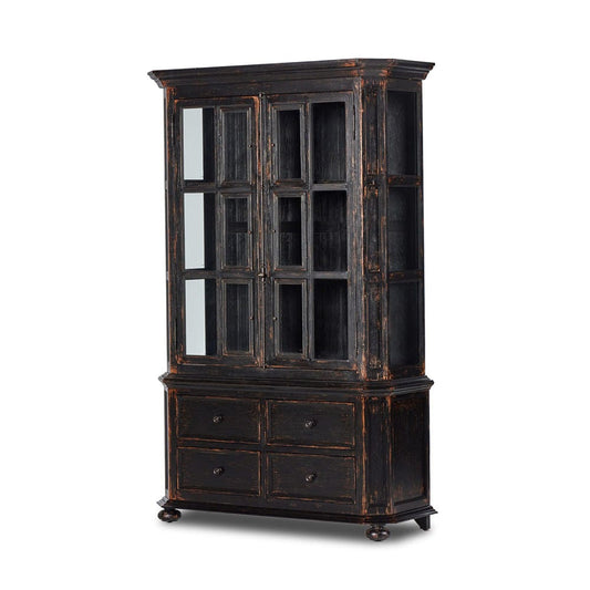 Four Hands - The "You Will Need A Lot Of Hinges" Cabinet - Distressed Burnt Black - 238292-001 view 2