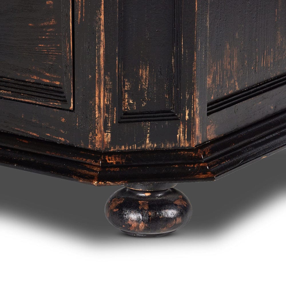 Four Hands - The "You Will Need A Lot Of Hinges" Cabinet - Distressed Burnt Black - 238292-001 view 7