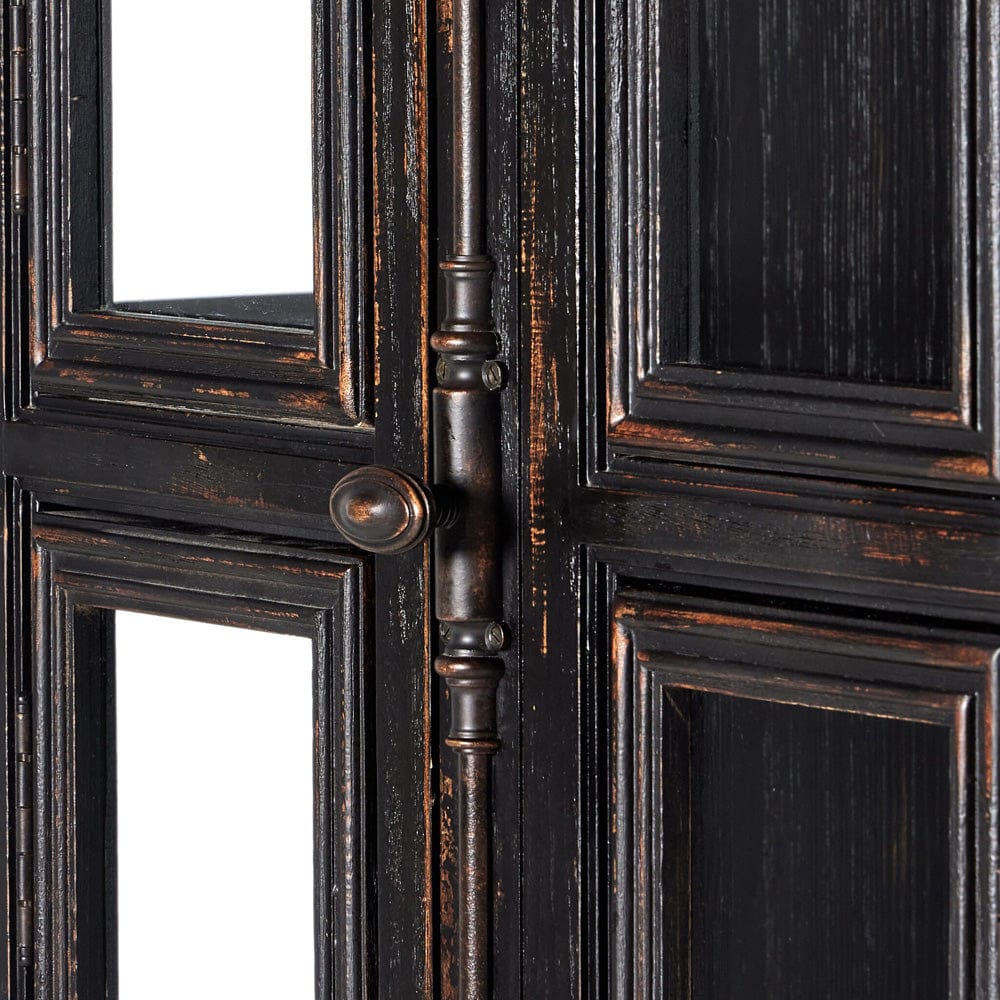 Four Hands - The "You Will Need A Lot Of Hinges" Cabinet - Distressed Burnt Black - 238292-001 view 8
