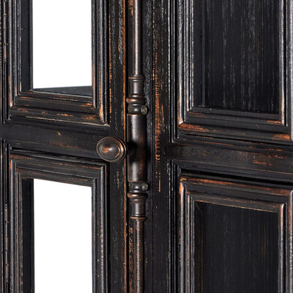Four Hands - The "You Will Need A Lot Of Hinges" Cabinet - Distressed Burnt Black - 238292-001 view 8