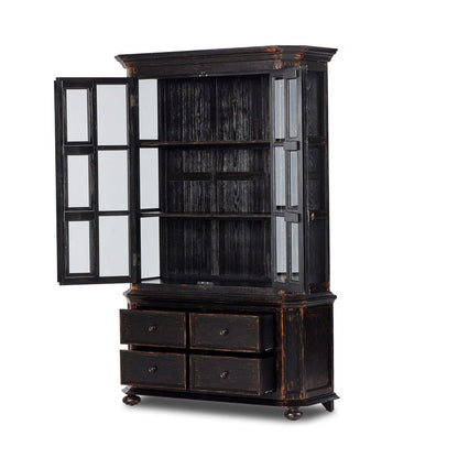Four Hands - The "You Will Need A Lot Of Hinges" Cabinet - Distressed Burnt Black - 238292-001 view 9