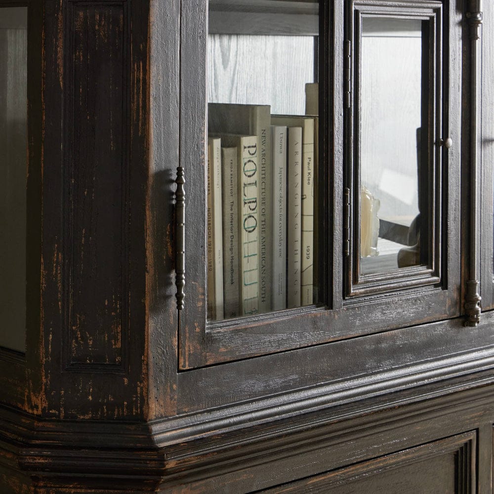 Four Hands - The "You Will Need A Lot Of Hinges" Cabinet - Distressed Burnt Black - 238292-001 view 12