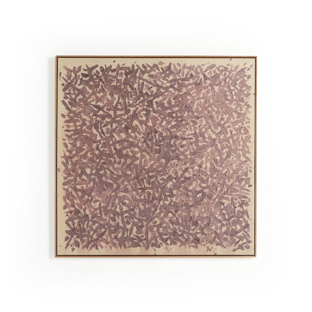 Four Hands - They Cling To The Rock No.6 by Tyler Guinn - Vertical Grain White Oak Floater - 240149-001 view 1