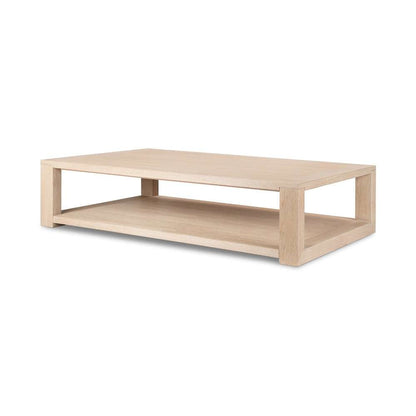 Four Hands - Thomas Coffee Table - Bleached Oak Solid - 234301-006 veiw 1