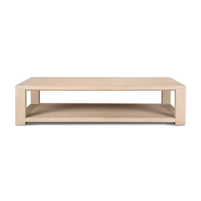 Four Hands - Thomas Coffee Table - Bleached Oak Solid - 234301-006 veiw 2