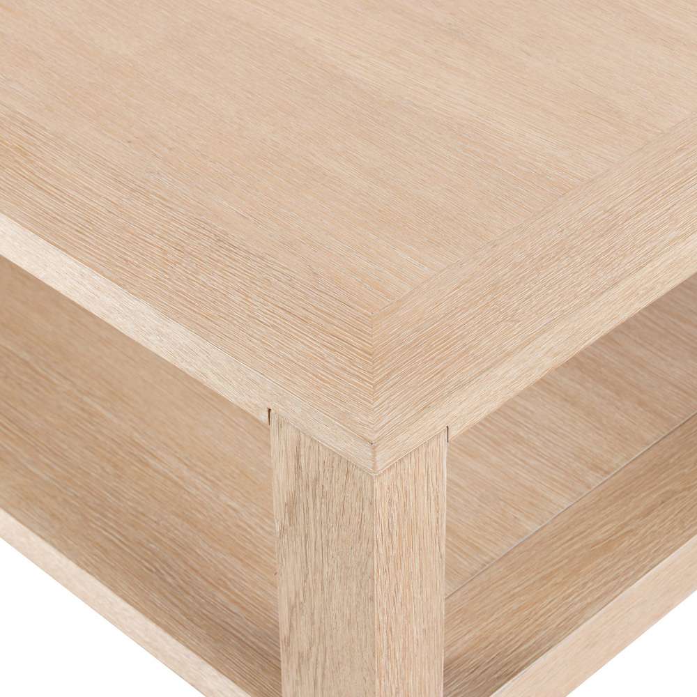 Four Hands - Thomas Coffee Table - Bleached Oak Solid - 234301-006 veiw 5