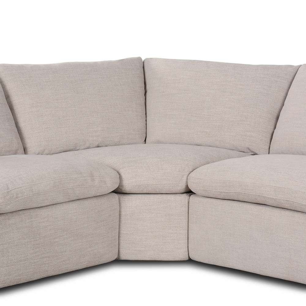 Four Hands - Tillery L-Shaped Power Recliner 5-Piece Sectional - Laken Stone - 238976-003 veiw 8