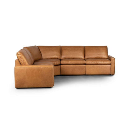Four Hands - Tillery L-Shaped Power Recliner 5-Piece Sectional - Sonoma Butterscotch - 238976-001 veiw 3