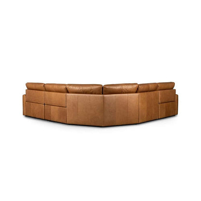 Four Hands - Tillery L-Shaped Power Recliner 5-Piece Sectional - Sonoma Butterscotch - 238976-001 veiw 5