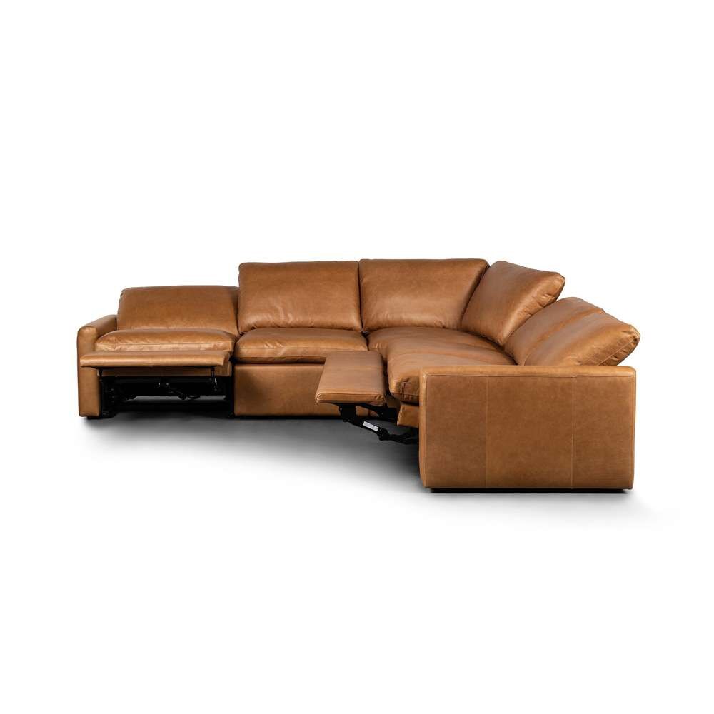 Four Hands - Tillery L-Shaped Power Recliner 5-Piece Sectional - Sonoma Butterscotch - 238976-001 veiw 7