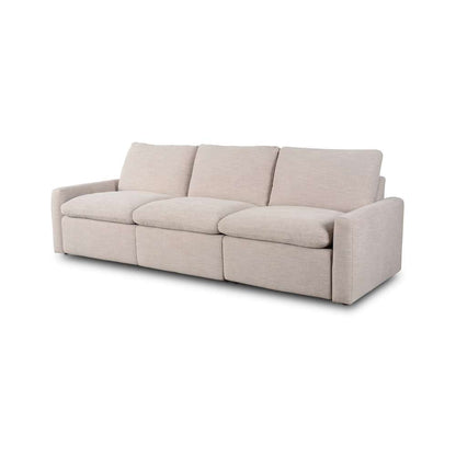 Four Hands - Tillery Power Recliner 3-Piece Sectional - Laken Stone - 238975-003 veiw 1