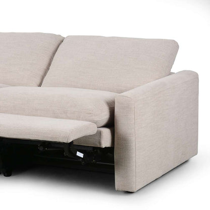 Four Hands - Tillery Power Recliner 3-Piece Sectional - Laken Stone - 238975-003 veiw 7